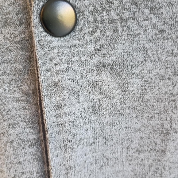 💋 JASON SCOTT COACH'S BUTTON DOWN JACKET SHIRT-GRAY *NWOT - Picture 6 of 9